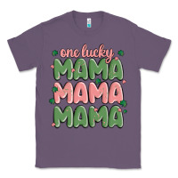 Lavender one lucky mama Classic Tee - MaliasSmallBusiness