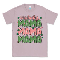 Lilac one lucky mama Classic Tee - MaliasSmallBusiness