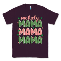 Plum one lucky mama Classic Tee - MaliasSmallBusiness