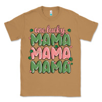 Toasted Coconut one lucky mama Classic Tee - MaliasSmallBusiness