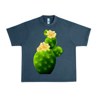 Midnight Navy texas cactus Urban Heavy Tee - LillyAllenDesigns