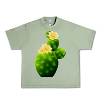 Oil Green texas cactus Urban Heavy Tee - LillyAllenDesigns