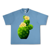 Pebble Blue texas cactus Urban Heavy Tee - LillyAllenDesigns