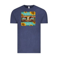 Hereford Cattle Mom Coaster Vintage Tee | Teevron