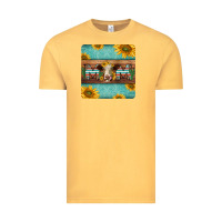 Vintage Mustard hereford cattle mom coaster Vintage Tee - Jasminsmagicworld