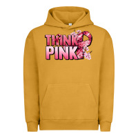 Pigment Peanut Butter Think pink Cancer Awareness Urban Hoodie - FaDigitalArtStudio