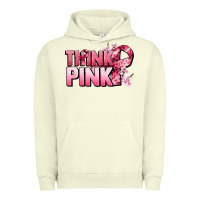 Pigment Pistachio Think pink Cancer Awareness Urban Hoodie - FaDigitalArtStudio