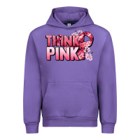 Tulip Think pink Cancer Awareness Urban Hoodie - FaDigitalArtStudio