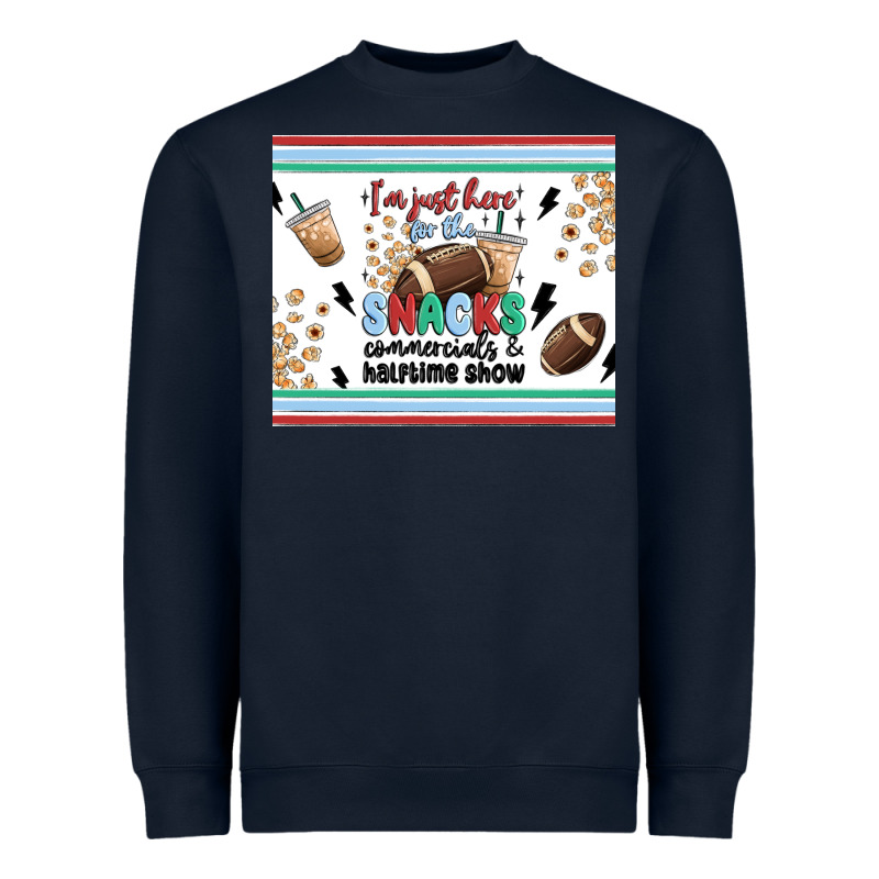 I'm Just Here For The Snacks Heavyweight Sweatshirt by MaliasSmallBusiness | Teevron