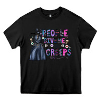 Black people give me the creeps Heavy Core Tee - CowhideDigitalArt