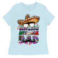 Baby Blue nacho average dad Ladies Tee - CTS Tumbler Store
