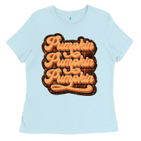 Baby Blue pumpkin pumpkin pumpkin Ladies Tee - JahusDesignShop