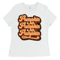 White pumpkin pumpkin pumpkin Ladies Tee - JahusDesignShop