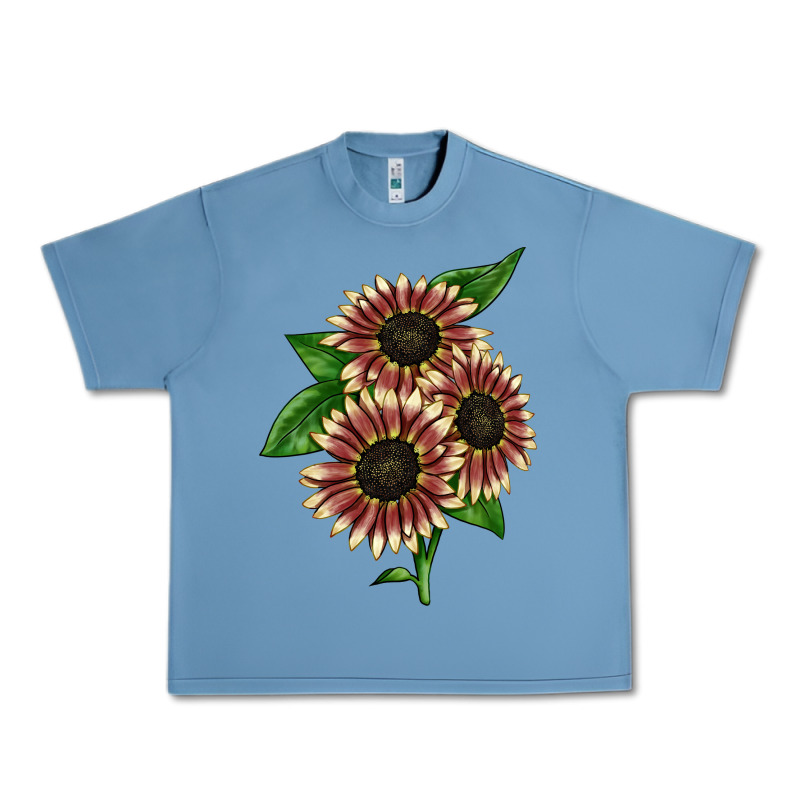 Strawberry Blonde Sunflower Urban Heavy Tee by LillyAllenDesigns | Teevron