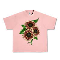 Salmon strawberry blonde sunflower Urban Heavy Tee - LillyAllenDesigns