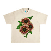 Sandshell strawberry blonde sunflower Urban Heavy Tee - LillyAllenDesigns