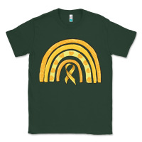 Sports Green childhood cancer awareness rainbow Classic Tee - MaliasSmallBusiness