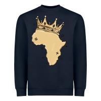 Africa With Crown Heavyweight Sweatshirt | Teevron