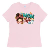 Bubblegum Pink mom life Ladies Tee - Zillion Design Studio