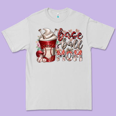 Baseball Mom Coffee Premium Tee Designed By Racoondesign