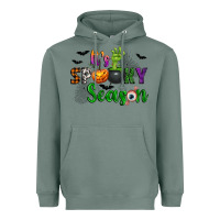 Sage It's Spooky Season Heavyweight Hoodie - texasbilliewilder