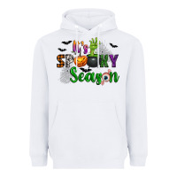 White It's Spooky Season Heavyweight Hoodie - texasbilliewilder