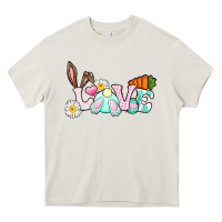 Love Easter Bunny Easter Day Heavy Core Tee | Teevron