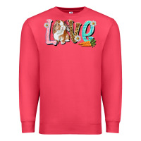 Cardinal Love Easter Rabbit Premium Sweatshirt - NancyCooperArtShop