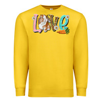 Lemon Love Easter Rabbit Premium Sweatshirt - NancyCooperArtShop