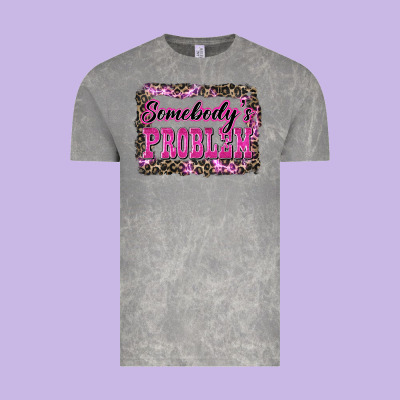 Western Somebody's Problem Vintage Tee Designed By Lillyallendesigns