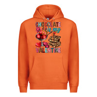 Carrot Chocolate is my valentine Valentine's Day Premium Hoodie - HowdyJamesFarm