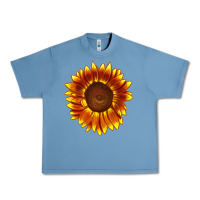 Pebble Blue tiger eyes sunflower Urban Heavy Tee - LillyAllenDesigns