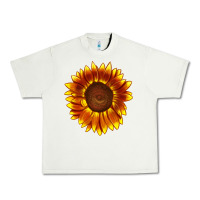 Pistachio tiger eyes sunflower Urban Heavy Tee - LillyAllenDesigns