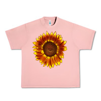 Salmon tiger eyes sunflower Urban Heavy Tee - LillyAllenDesigns