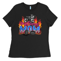 Black motocross mom Ladies Tee - Zillion Design Studio