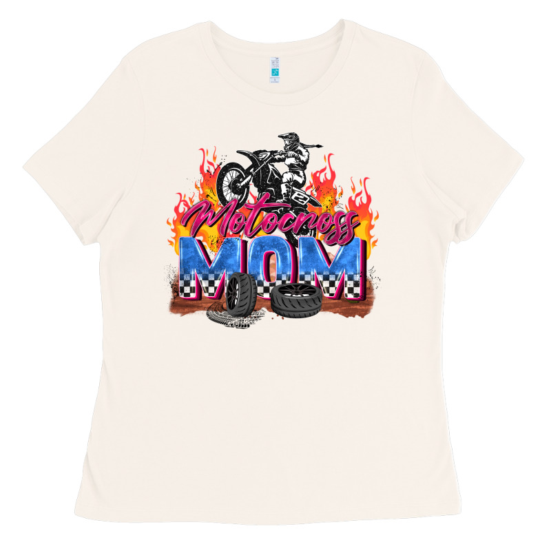 Motocross Mom Ladies Tee by Zillion Design Studio | Teevron
