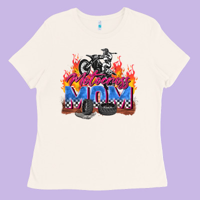 Motocross Mom Ladies Tee Designed By Zillion Design Studio
