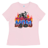 Bubblegum Pink motocross mom Ladies Tee - Zillion Design Studio
