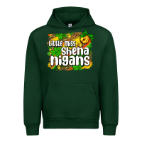 Forest Green St. Patrick's Little miss shenanigans Urban Hoodie - OliviaCreatesArt