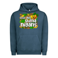 Pigment Midnight Navy St. Patrick's Little miss shenanigans Urban Hoodie - OliviaCreatesArt