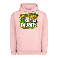 Pigment Salmon St. Patrick's Little miss shenanigans Urban Hoodie - OliviaCreatesArt