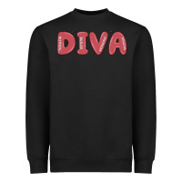 Black diva Heavyweight Sweatshirt - MaliasSmallBusiness