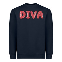 Navy diva Heavyweight Sweatshirt - MaliasSmallBusiness