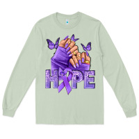 Matcha Hope all Cancers nails Long Sleeve Tee - NancyCooperArtShop