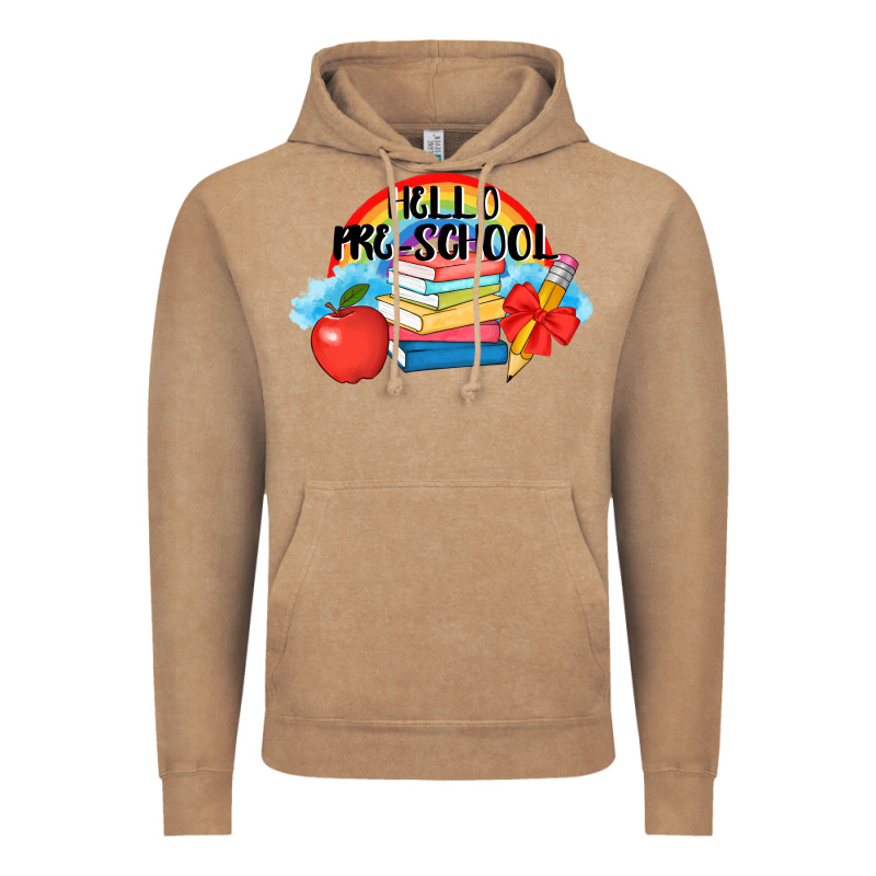 Hello Pre School Vintage Hoodie by AdoDesignShop | Teevron
