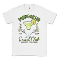White margarita social club Classic Tee - MaliasSmallBusiness