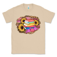 Mushroom books sunflower back to school background Classic Tee - AdoDesignShop