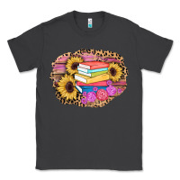 Smoke books sunflower back to school background Classic Tee - AdoDesignShop