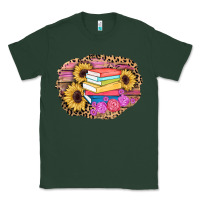 Sports Green books sunflower back to school background Classic Tee - AdoDesignShop