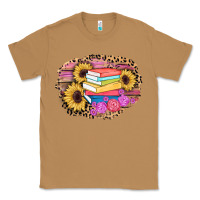 Toasted Coconut books sunflower back to school background Classic Tee - AdoDesignShop